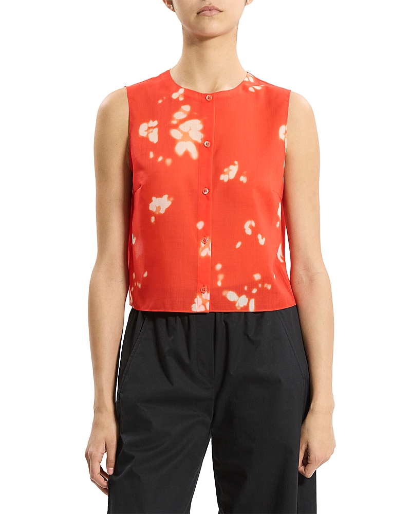 Theory Shadow Print Top