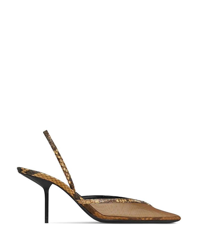 Saint Laurent Women's Folie Slingback Pumps