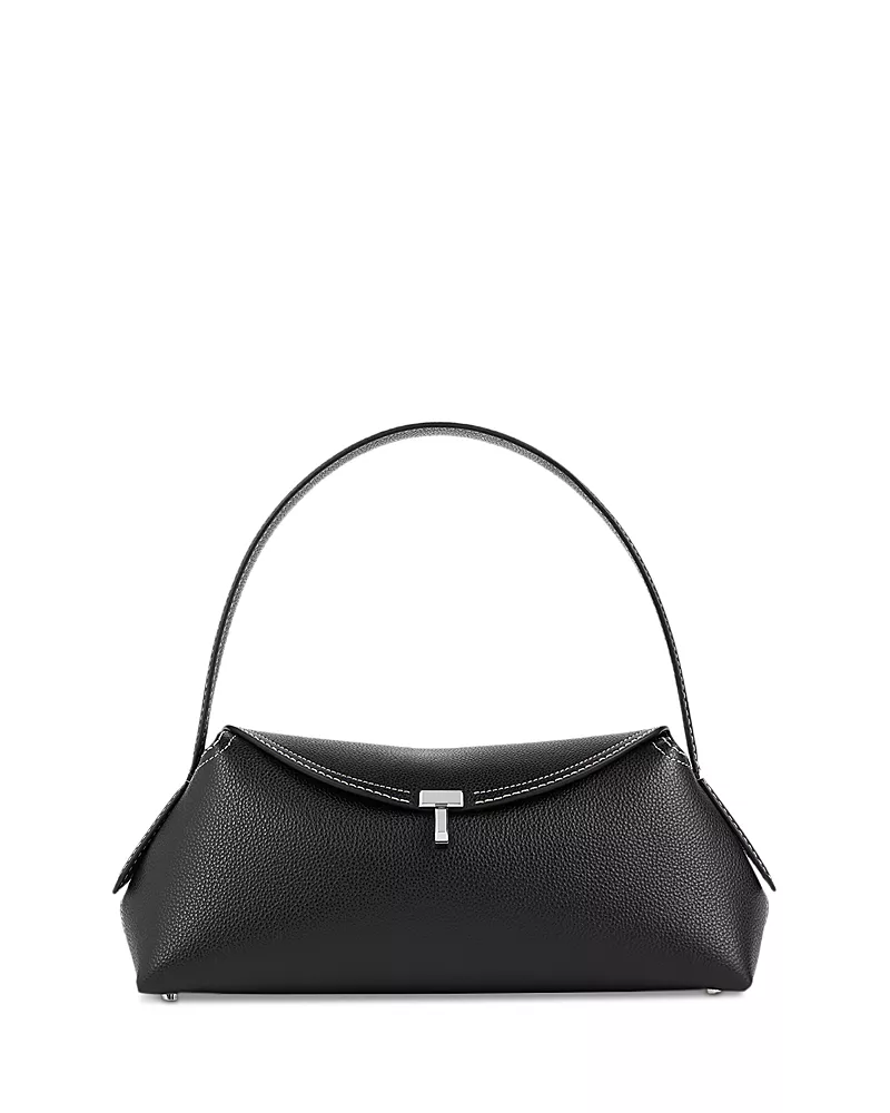 Toteme T Lock Leather Shoulder Bag