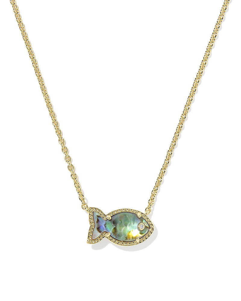 Kendra Scott Parker Fish Pendant Necklace, 16