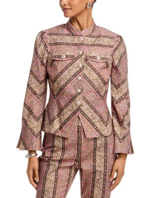 Avril Jean Jacket in Pepper Paisley