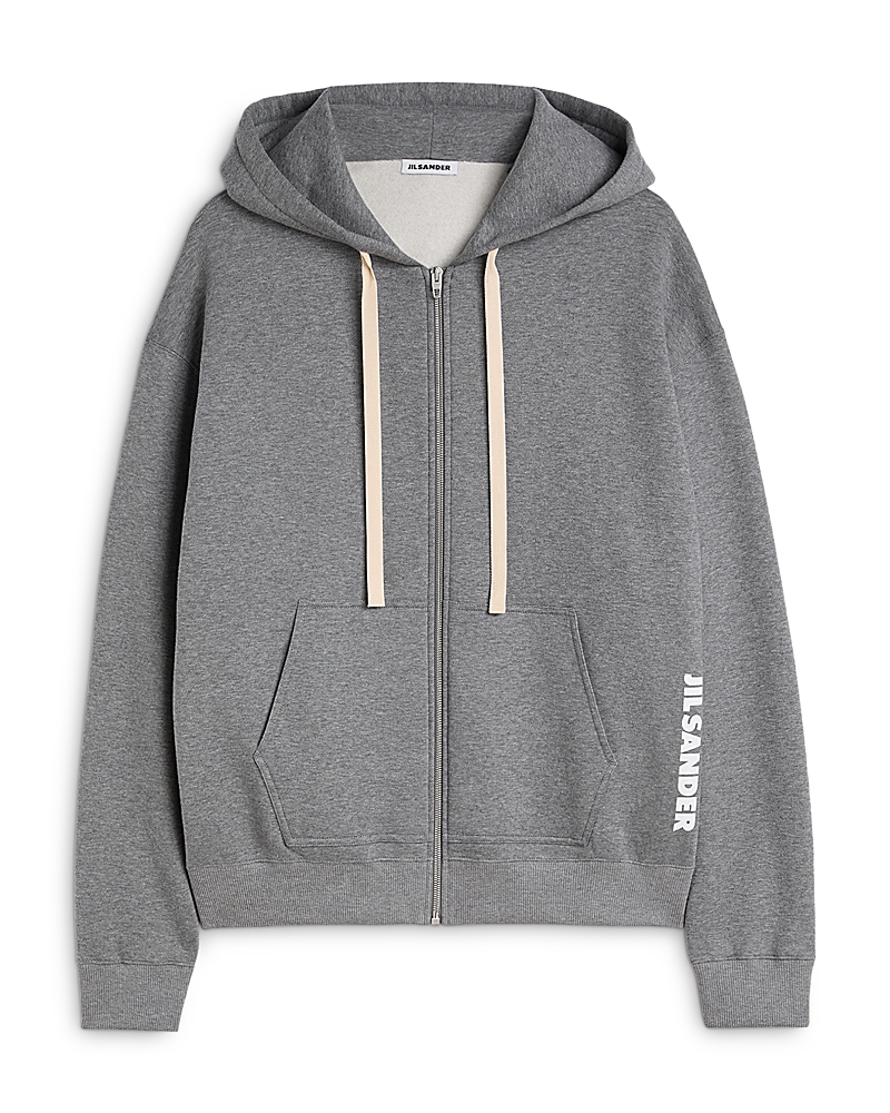 Jil Sander Drawstring Logo Hoodie