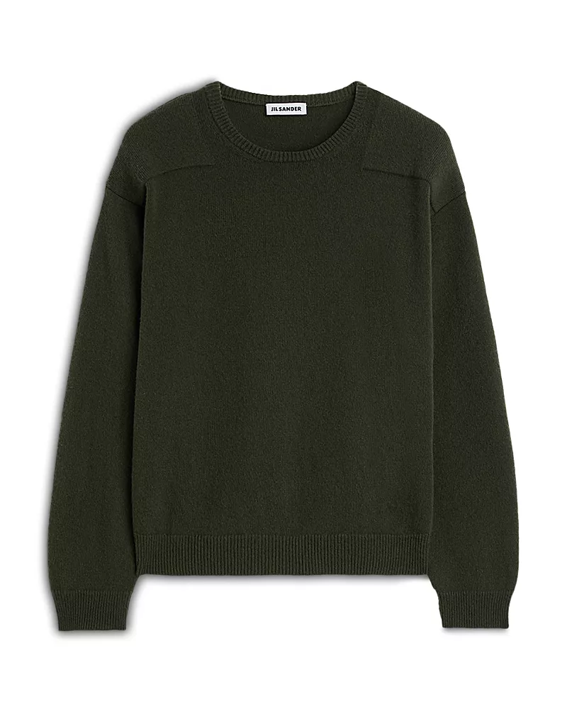 Jil Sander Military Knit Crewneck Sweater