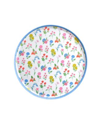  In Bloom Floral Paper Dessert Plates, Set of 8
