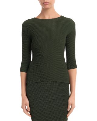 Rhombus Pleats Top