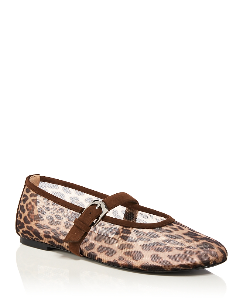 Stuart Weitzman Women's Sai Bare Mary Jane Flats