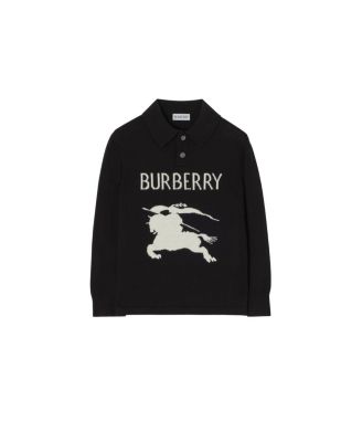  Long-sleeve Knight Cotton Polo Shirt - Little Kid