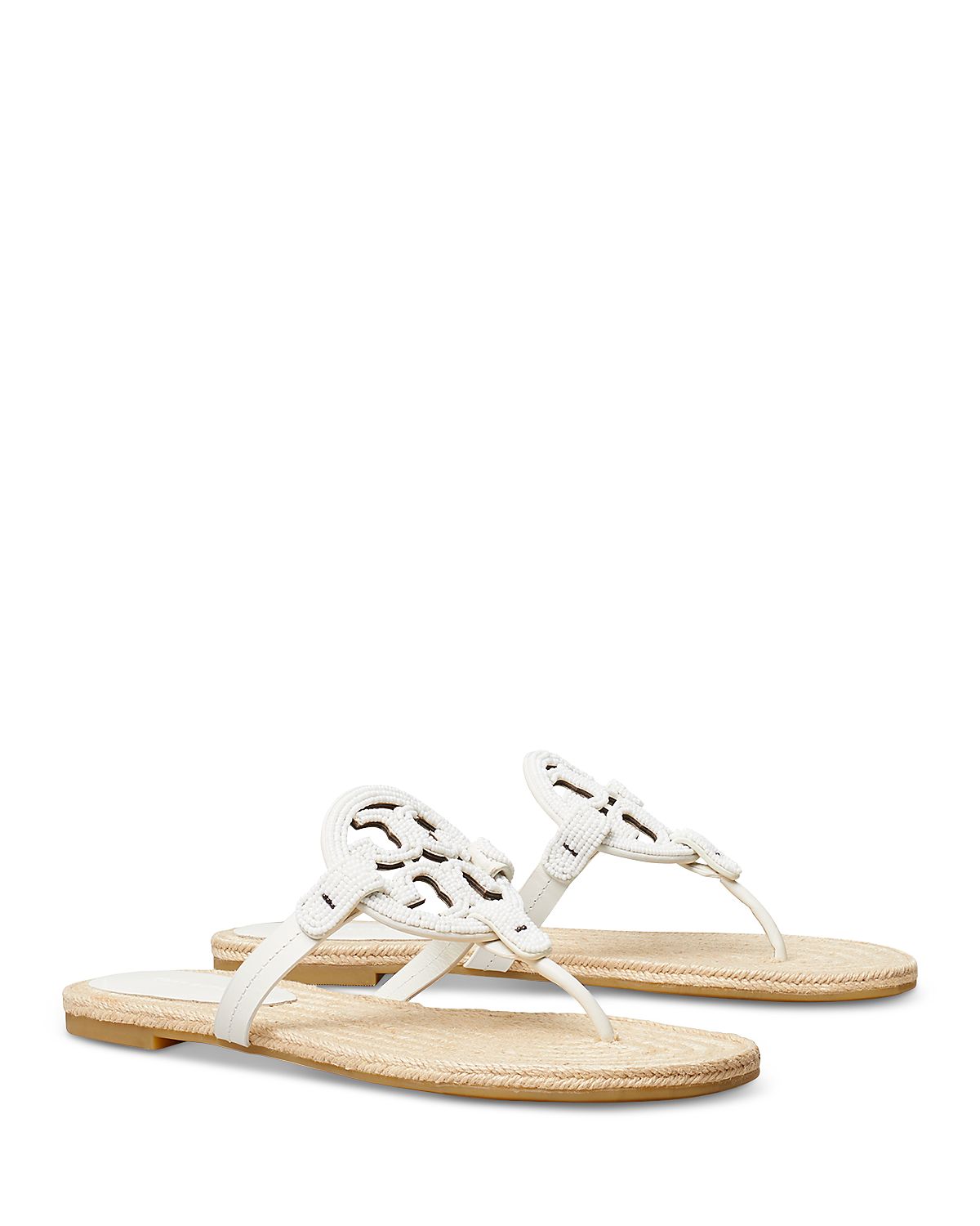 Tory Burch Women's Beaded Espadrille Sandals
