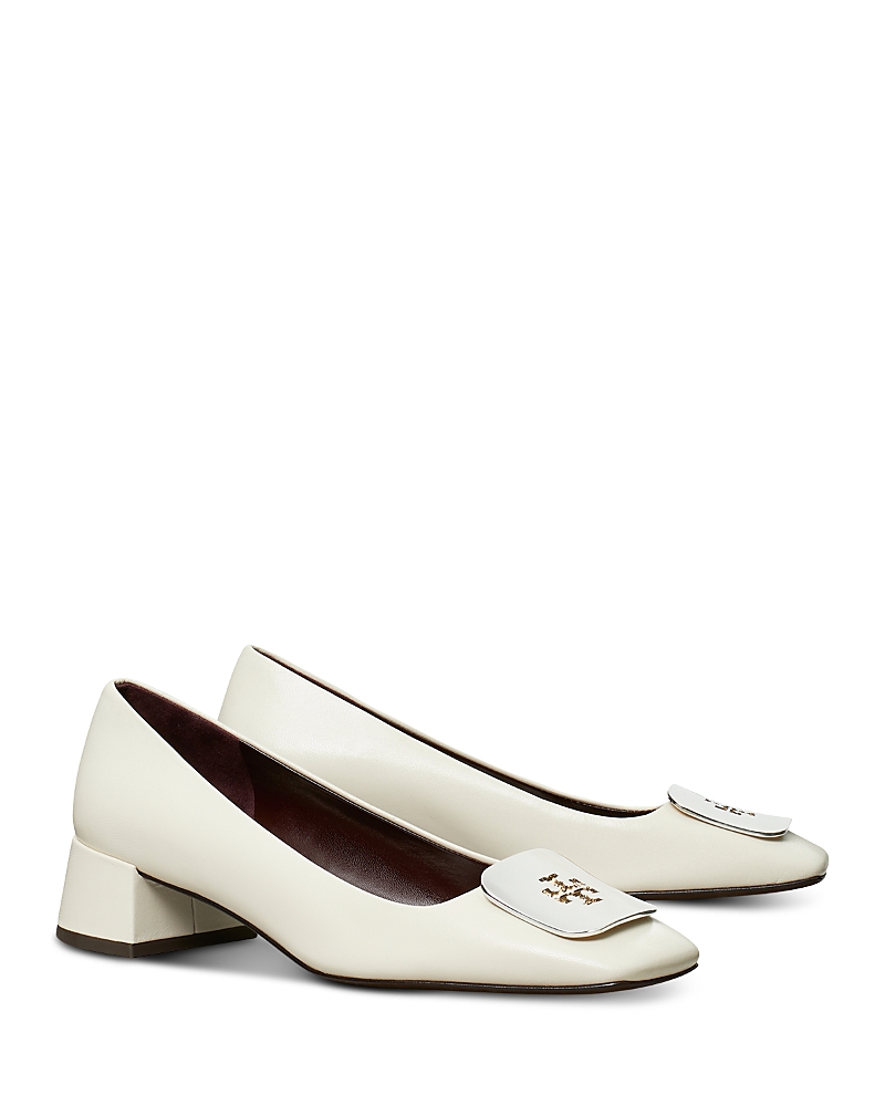 Tory Burch Women's Georgia Square Toe Embellished Pumps