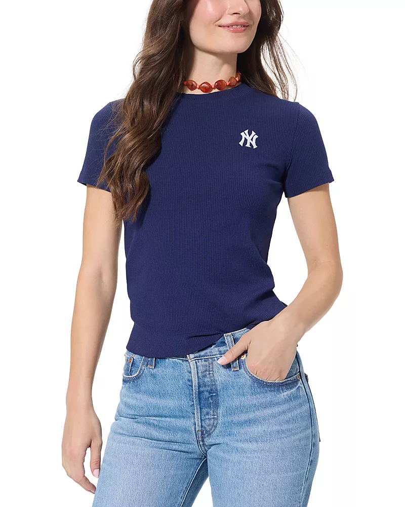 Terez Rib Embroidered Tee