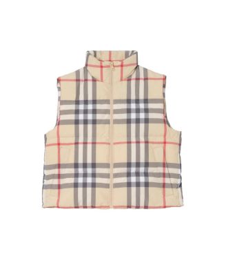 Check Puffer Gilet