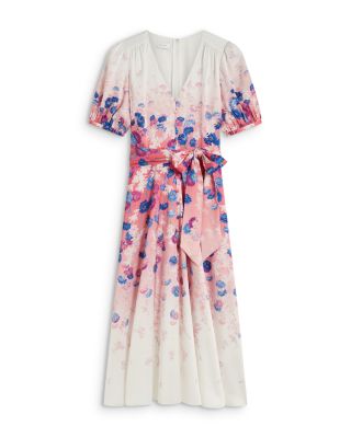 elegant maxi dress with sleeves Maxi Pleated Dress With Side Pleats, Long Sleeve