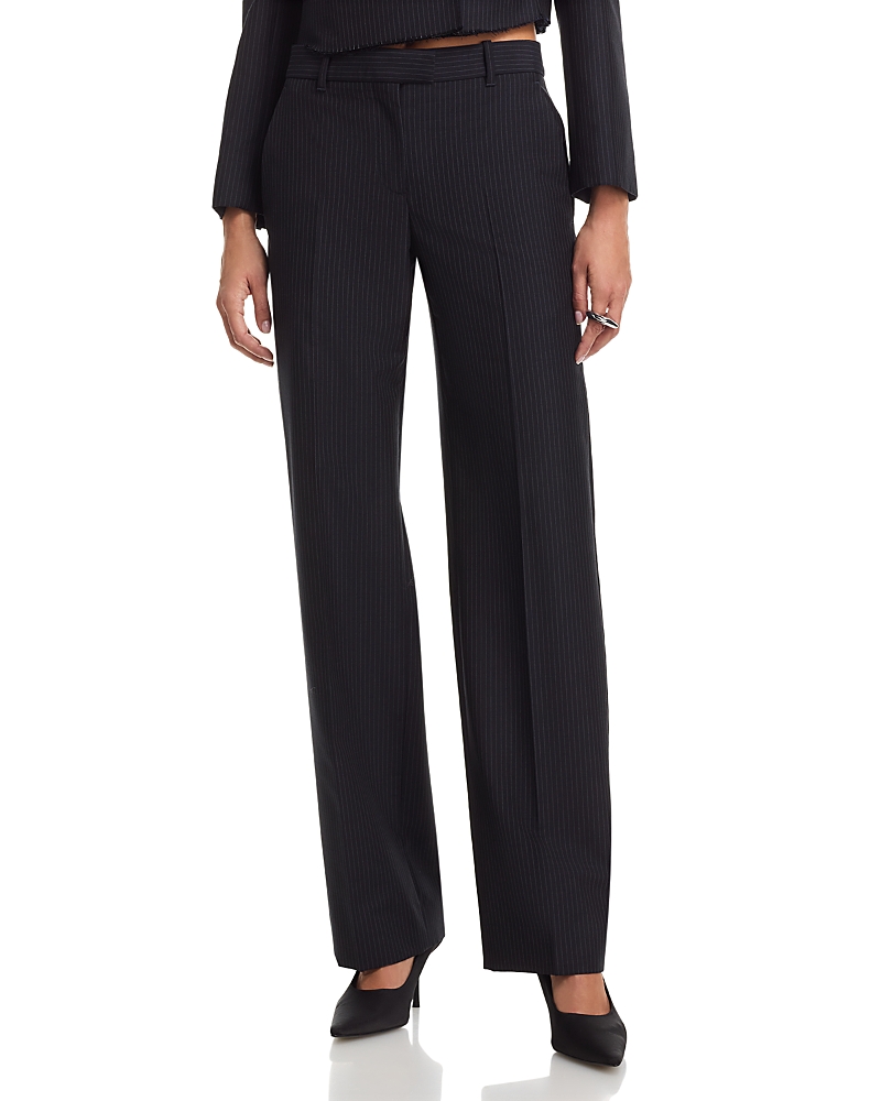 McQueen Tailored Pinstripe Pants