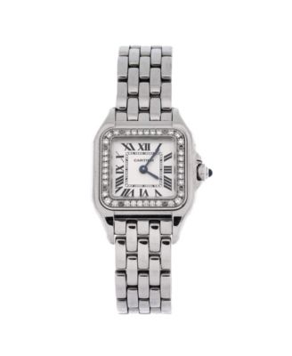  Panthere de Cartier Quartz Watch in Stainless Steel with Diamond Bezel 22mm