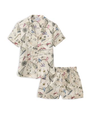 Regatta Royale Silk Short Sleeve Short Pajama Set