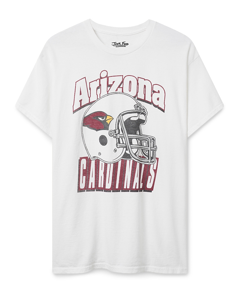 Junk Food Clothing Unisex Arizona Cardinals Throwback Helmet Tee