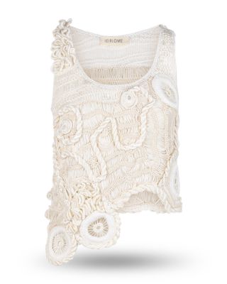 India Silk Crochet Top