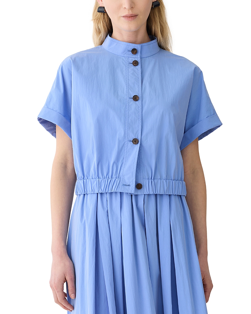 Lafayette 148 New York Short Sleeve Cropped Jacket