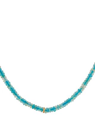 18K, 22K & 24K Yellow Gold Rain Ethiopian Collar Necklace, 16"
