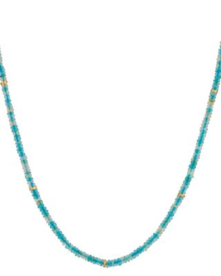 18K, 22K & 24K Yellow Gold Rain Ethiopian Collar Necklace, 16"