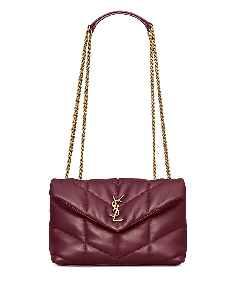 Saint Laurent Puffer Toy Convertible Shoulder Bag in Lambskin · OS
