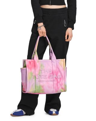 MARC JACOBS The Blurred Floral Large Puffy Nylon Tote Bag