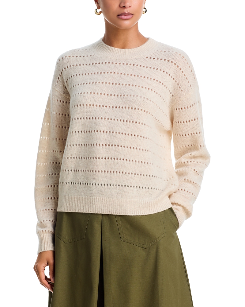 Aqua Cashmere 100% Cashmere Crewneck Sweater - Exclusive