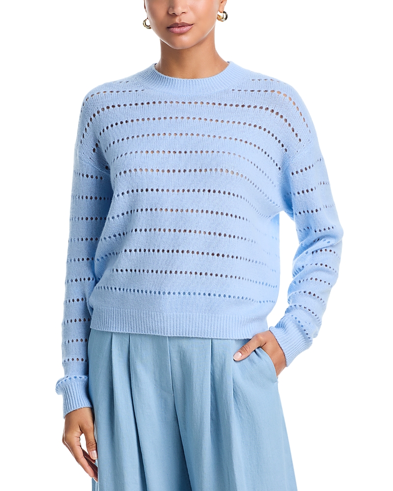 Aqua Cashmere 100% Cashmere Crewneck Sweater - Exclusive