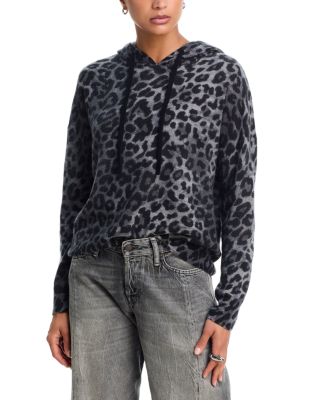 100% Cashmere Animal Hoodie Sweater - Exclusive
