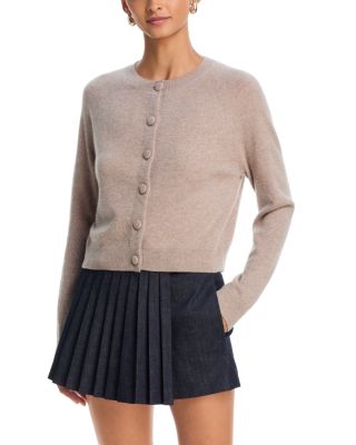 100% Cashmere Crewneck Cardigan - Exclusive