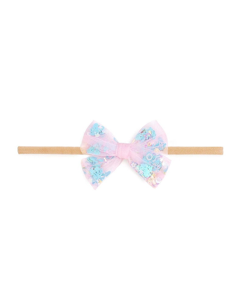 Sweet Wink Girls' Mermaid Sequin Bow Headband - Baby