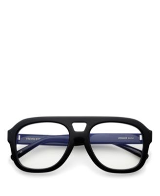 Oversized Aviator Voyager Blue Light Reading Glasses, 54mm