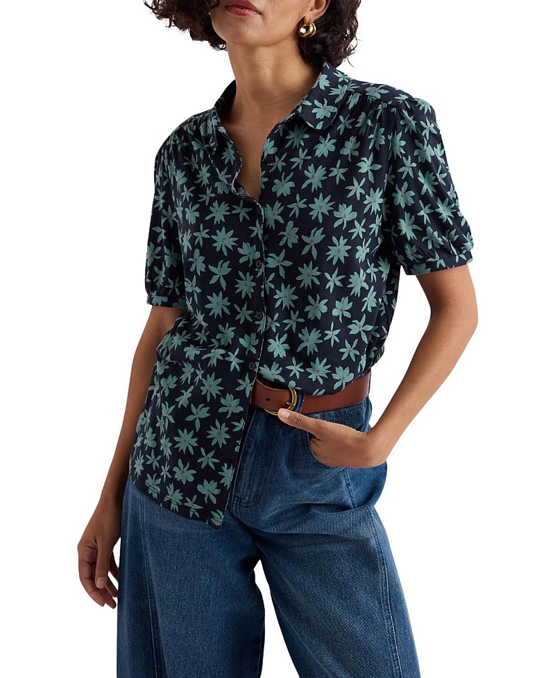 Seasalt Cornwall Embrace Short Sleeve Printed Shirt