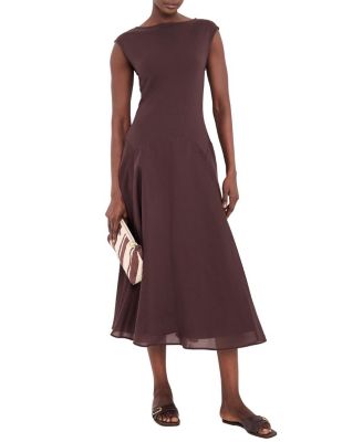  Women's Sleeveless Midi Dress