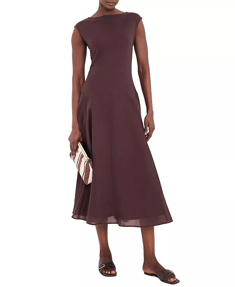 Mint Velvet Women's Sleeveless Midi Dress