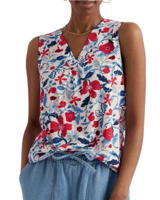 Achilla Printed V-Neck Vest