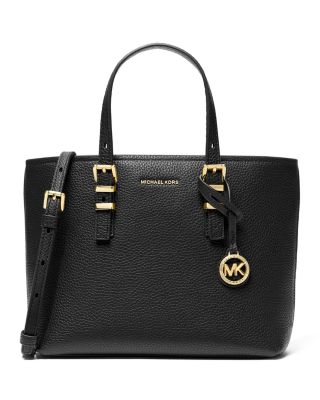 Laila Small East West Leather Crossbody Tote