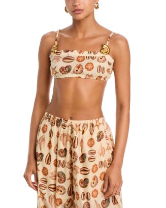 FARM Rio Marine Shells Sand Balloon Top | Bloomingdale's Women