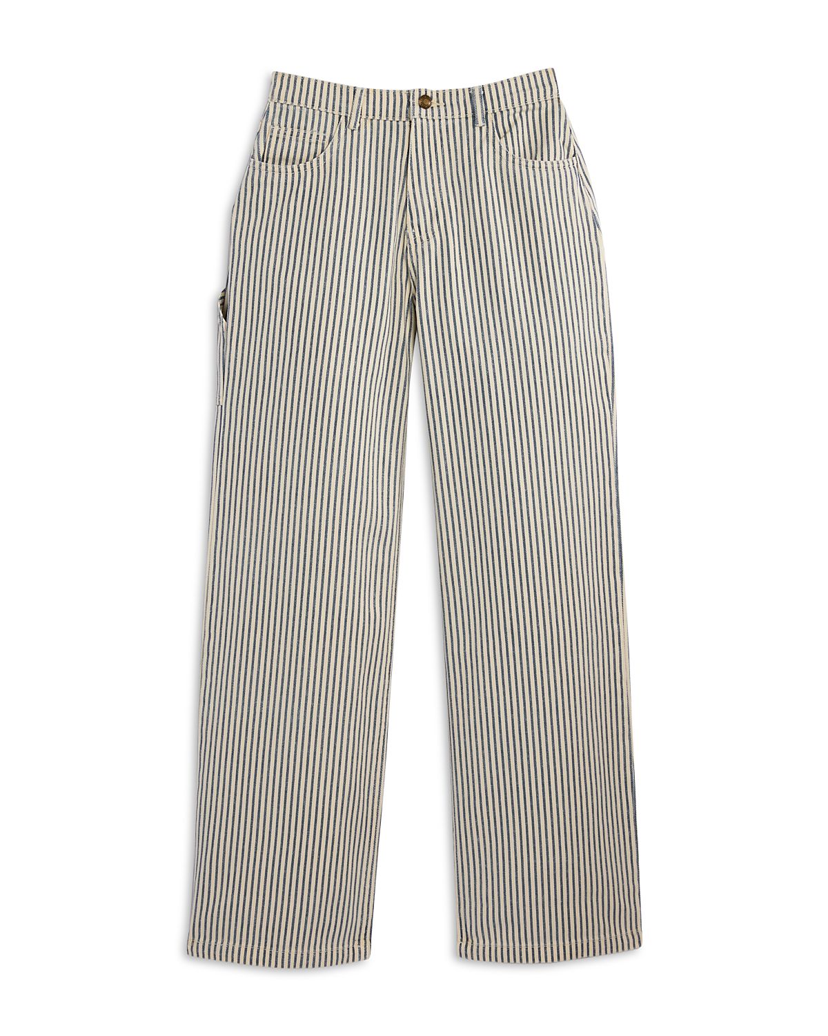 Rylee + Cru Girls' Teen Baggy Striped Wide Leg Pants - Big Kid