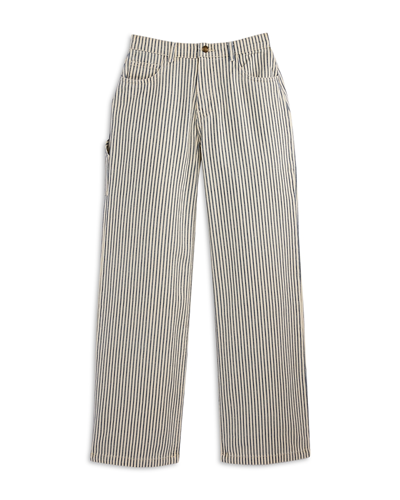 Rylee + Cru Girls' Teen Baggy Striped Wide Leg Pants - Big Kid