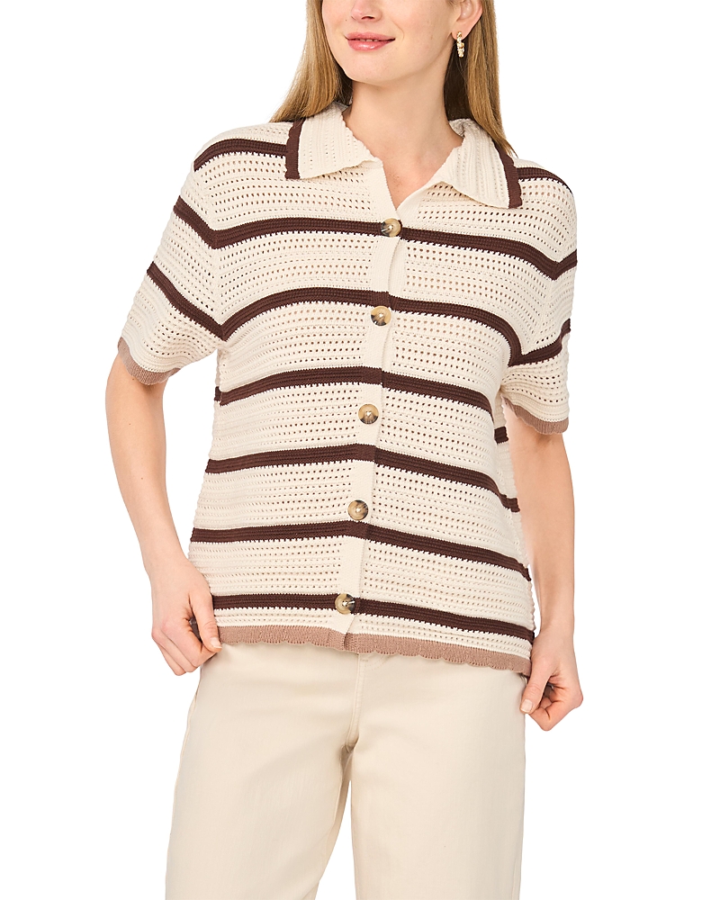 1.state Openwork Sweater Shirt