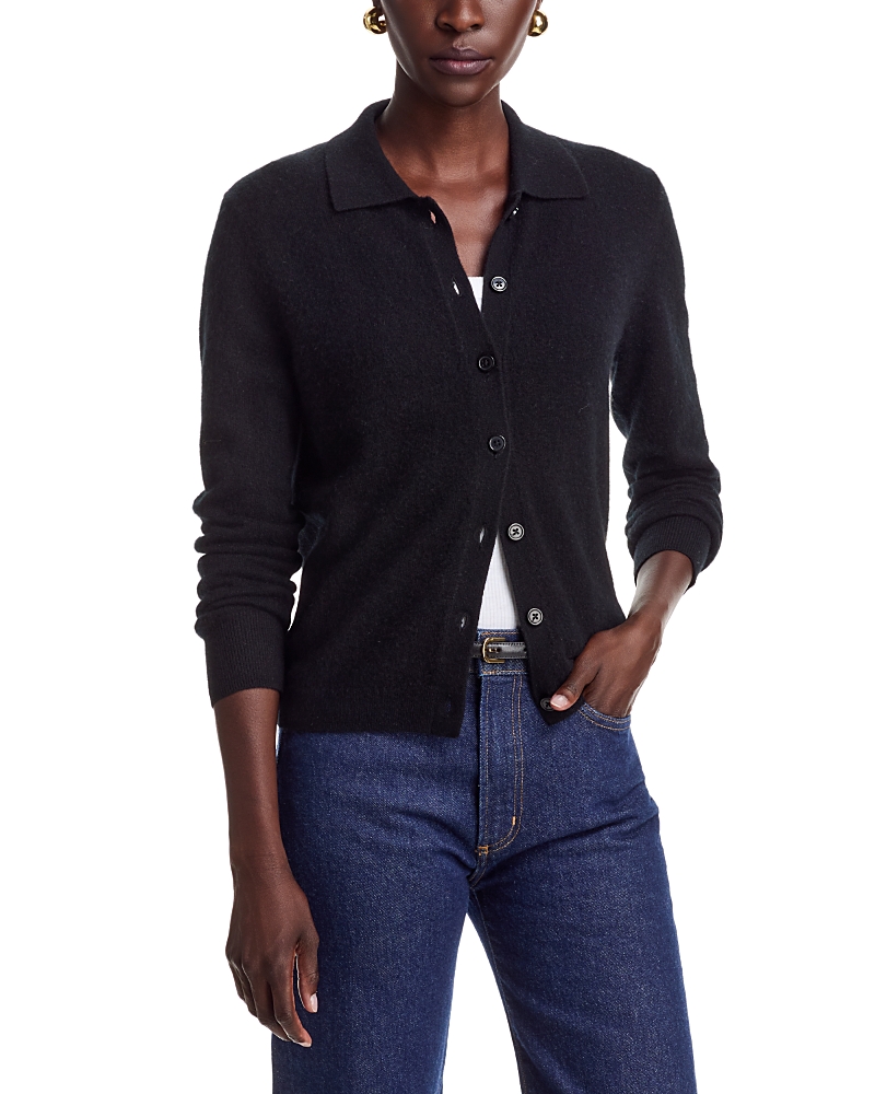 C by Bloomingdale's Cashmere Button Front Polo Cashmere Cardigan Sweater, Exclusive