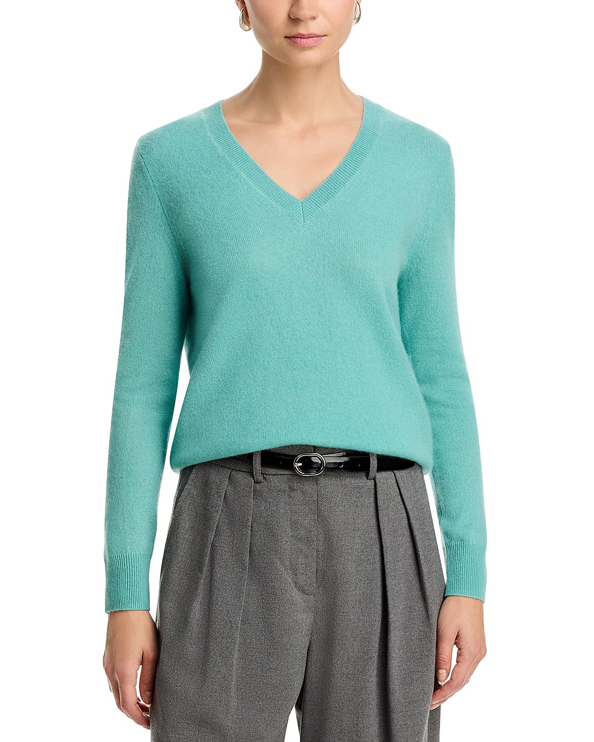 C by Bloomingdale's Cashmere Cashmere V Neck Sweater - Exclusive