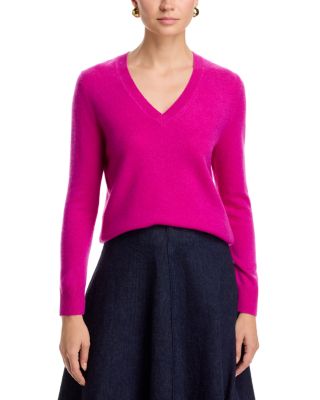 100% Cashmere V Neck Sweater - Exclusive
