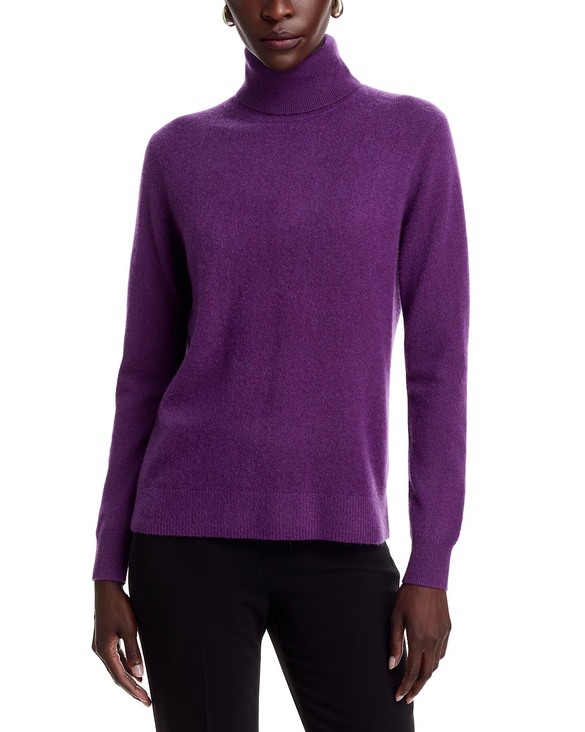C by Bloomingdale's Cashmere Mock Neck Brushed Cashmere Sweater - Exclusive