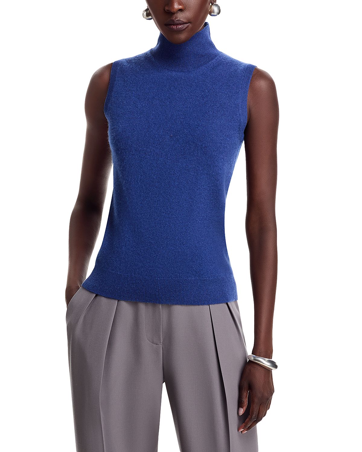 C by Bloomingdale's Sleeveless Cashmere Sweater - Exclusive