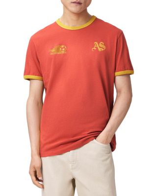 Blighty Logo Graphic Ringer T-Shirt