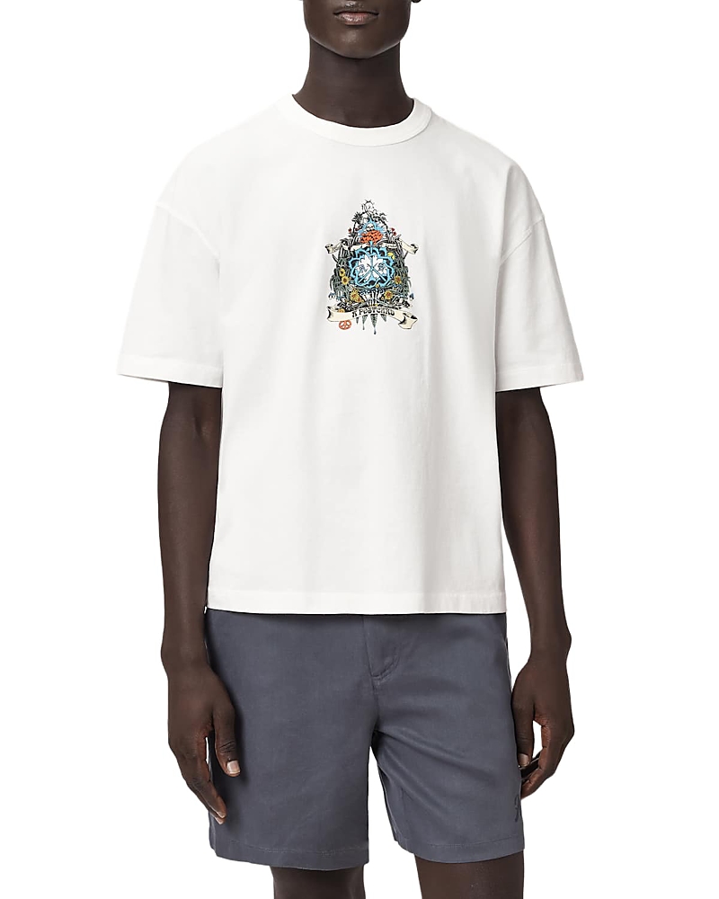 Allsaints Saviour Send The Postcard Graphic T-Shirt