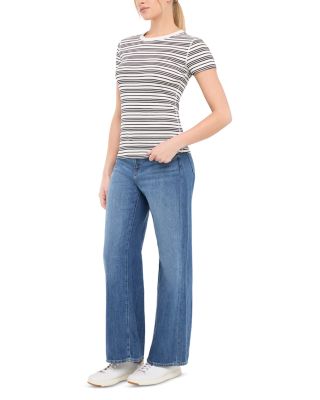Three Dots Cotton Short Sleeve Crewneck Tee