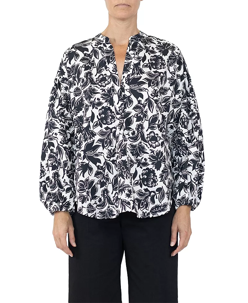Callas Milano Keaton Lantern Sleeve Shirt